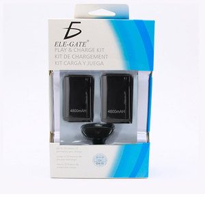 Kit con caricabatterie, cavo di ricarica e 2 batterie per Xbox 360 - Kit accessori - Product Image 1