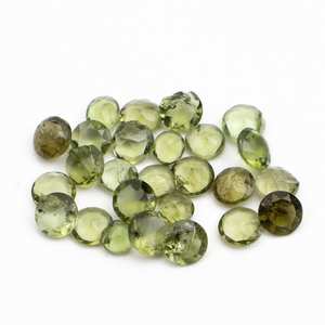 ธรรมชาติ 100% คุณภาพสูงแท้รอบเหลี่ยมเพชรพลอยตัด 3 มม.,4 มม.MoldAVITE แท้อัญมณีสําหรับเครื่องประดับทําด้วยราคาจํานวนมาก - Product Image 2