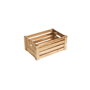 Boîte en bois artisanale traditionnelle, finition naturelle, pour la maison et le bureau - Product Image 1