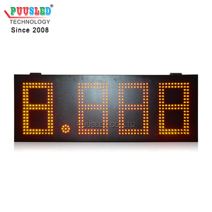 Puusled doanh số bán hàng lớn ngoài trời độ sáng <span class=keywords><strong>LED</strong></span> gas dấu hiệu PCB số kỹ thuật số 8.888 bảng giá dầu màu vàng cho trạm xăng - Product Image 4