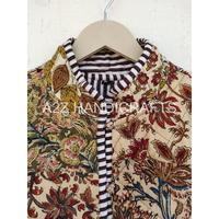 Patchwork matelassé vestes coton Floral Style bohème automne hiver veste manteau Streetwear Boho matelassé réversible veste