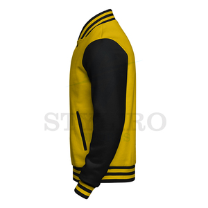 OEM Manufacturer Outdoor <b>Warm</b> Winter Wool / Polyester Letterman <b>Jacket</b> Fashionable Windproof Casual Letterman <b>Jackets</b> - Product Image 3