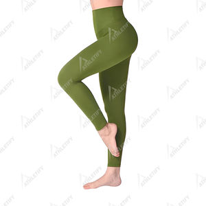 Leggings de Yoga de Cintura Alta Elástica, Largos, para Gimnasio, Entrenamiento, Fitness, Ropa Deportiva Cómoda, 220g, Venta al Por Mayor de Fábrica - Product Image 1