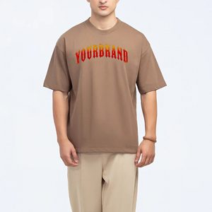 Camiseta de Hombre al por Mayor, Modelo 2026, Calidad Premium, 100% Algodón, Corte Holgado, Hombros Caídos, Peso Pesado, Ajuste Holgado - Product Image 1