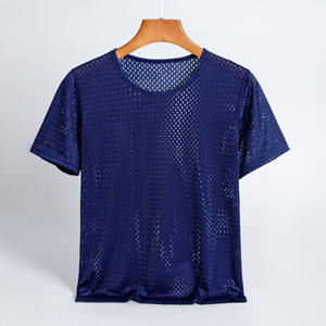 OEM เสื้อยืดแขนสั้นสำหรับผู้ชาย, เสื้อยืดแขนสั้นผ้าไอซ์ผ้าไหมทรงหลวมลำลองขนาดใหญ่ดีไซน์โลโก้ออกแบบได้ตามต้องการสำหรับฤดูร้อน - Product Image 4