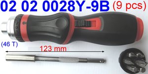 ที่ใส่ดอกไขควงเฟืองวงล้อ46T 9ชิ้น - Product Image 3