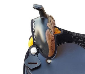 Selle de cheval western confortable de haute qualité en gros, disponible en différentes tailles et couleurs, cuir véritable, durable pour une équitation facile - Product Image 2