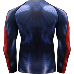 OEM Custom Design Rashguard Bjj High Quality Sublimation Printed Jiu Jitsu Rashguard MMA Fitness Grappling Wear for Men - Product Image 4