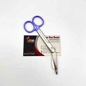 Ciseaux à pansement Lister violet personnalisé OEM réutilisable infirmière Lister ciseaux à pansement Instruments chirurgicaux manuels à usage unique - Product Image 1