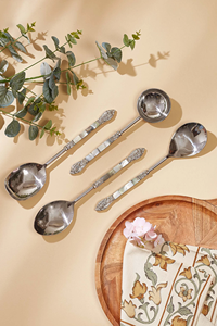 ช้อนด้ามไม้แม่มุกสไตล์โลกออกแบบตามสั่งผลิตในเวียดนาม - Product Image 4