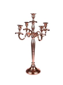 5-Arm Metal Candle Holder Luxury Handmade <b>Candelabra</b> for Home, Wedding, and Event Decor | Stylish Centerpiece for Any Space - Product Image 6