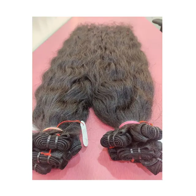 100 Natural Unprocessed Temple Virgin Indian Remy raw human hair extensions manufacturer wholesale