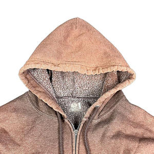 Sweat-shirts à capuche à manches longues à épaules tombantes pour homme, fermeture éclair, design personnalisé, hiver, assurance commerciale, 100% - Product Image 3