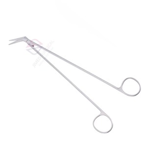 Ciseaux chirurgicaux angulaires 19 cm en acier inoxydable allemand, outil de microchirurgie, instrument de précision CE ISO, chirurgie générale - Product Image 4