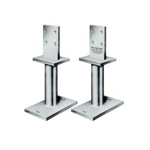 Supports métalliques en acier galvanisé SIMPSON STRONG TIE PIS/PISB, base de support 100 x 80 x 10 mm, pour béton, diamètre du trou 8,5 mm - Product Image 3