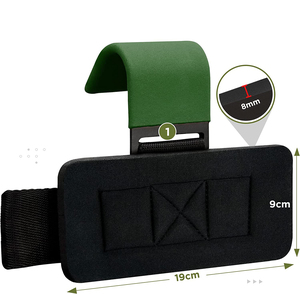 Adjustable Neoprene <b>Wrist</b> <b>Support</b> <b>for</b> <b>Gym</b> Fitness Strong Steel Hook Straps <b>for</b> Weight Lifting & Strength Training Fitness Hooks - Product Image 5