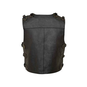 Fabricantes y Proveedores de Chalecos de Cuero para Hombre - Cuello Alto, Logotipo Frontal Personalizable, Colores Personalizables, Logotipo, Alta Calidad, Venta al por Mayor, Hecho en Pakistán - Product Image 3