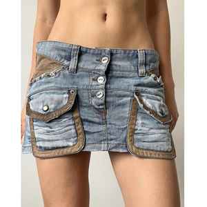 กางเกงยีนส์ขาสั้นผ้าฝ้ายงานหัตถกรรมอื่นๆกางเกงขาสั้นผ้ายีนส์ขนาดกำหนดเองแบบทันสมัย - Product Image 4