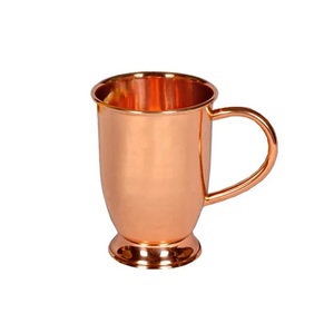 Taza de cóctel de diseño melodioso, taza de Moscú de cobre sólido con asa, taza decorativa para el hogar, cocina, agua usada, taza de mula de cobre para beber - Product Image 4
