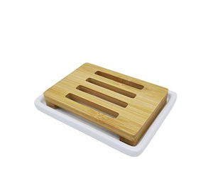 Porte-savon en bois 100% naturel, design moderne, accessoires de salle de bain pour la maison, pour usage hôtelier, prix de gros - Product Image 3