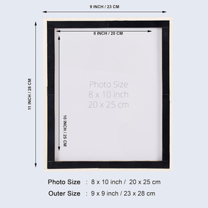 8x10 Picture Photo <b>Frame</b> Mosaic Art Inspired Vintage Wall Decor Gift <b>Frames</b> 8x10 BLACK - Christmas Gifts Bone Inlay Photo <b>Frame</b> - Product Image 2
