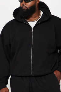 Wholesale Custom <b>Men</b> Winter Fashion Print <b>Thick</b> 100%Cotton Breathable Heavy Weight Oversized Drop Shoulder Hoodies - Product Image 5
