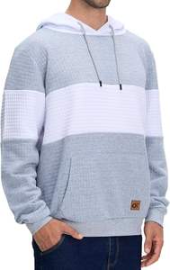 2025 hombres Casual moda Joker sublimación pulóver Sudadera con capucha mejor calidad divertido de gran tamaño transpirable diseño sólido patrón OEM - Product Image 6