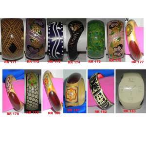 Venta caliente personalizable resina moda brazaletes Color y tamaño opciones joyería para fiesta boda regalo banquete Navidad - Product Image 6