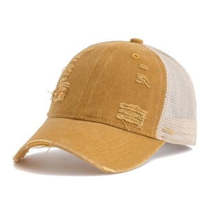 Casquette de Baseball Vintage Four Season Wear de haute qualité avec logo personnalisé imprimé avec tissu commun réglable unisexe - Product Image 1