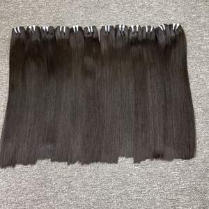 Vente en gros d'os vietnamien paquets de cheveux Remy raides avec cuticule alignée donneur unique HD dentelle 4*4 5*5 6*6 7*7 Source de cheveux chinois - Product Image 1