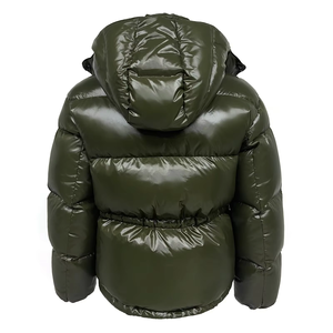 Veste matelassée imperméable de haute qualité, écologique, à manches longues, pour l'hiver, couleur personnalisée, fermeture éclair sur le devant, vestes pour hommes - Product Image 4