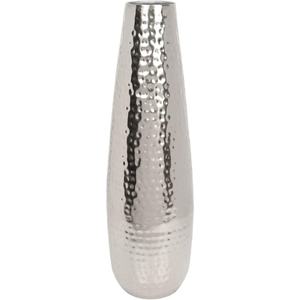 แจกันดอกไม้โลหะชุบนิกเกิลออกแบบด้วยค้อนตกแต่งบ้านหรูหราสำหรับการจัดดอกไม้ที่สวยงาม - Product Image 4