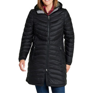 Nouveau design de veste longue bouffante avec logo personnalisé manteau bouffant d'hiver pour hommes vêtements d'extérieur chauds et ajustés pour femmes avec capuche manteaux de couleur unie - Product Image 6