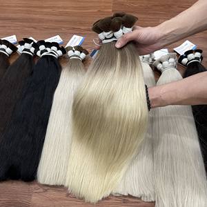 Hot Sale <b>Hair</b> Product Ombre <b>Color</b> Straight Unprocessed Raw Cuticle Aligned Bulk <b>Hair</b> Raw Vietnam Human <b>Hair</b> Extensions - Product Image 2