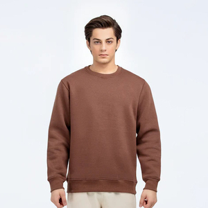 เสื้อสเวตเตอร์แขนยาวของผู้ชายเสื้อสเวตเตอร์แบบสวมหัวโลโก้ออกแบบได้ตามต้องการพร้อม2025คอลูกเรือ - Product Image 5