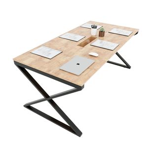 Contemporary Minimalist Oval <b>Office</b> Conference <b>Table</b> by XConcept HBXC011 - Product Image 1