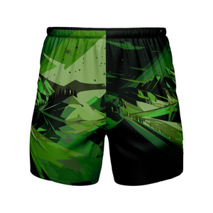 Short de rugby imprimé par sublimation en gros Short d'uniforme de rugby à fermeture éclair avec poche élastique d'équipe sportive prix de gros - Product Image 2