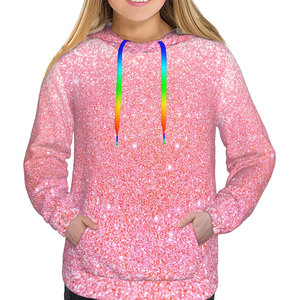 Sudadera con Capucha de Punto con Pedrería para Mujer, Estilo Urbano, Ligera y Cómoda para Invierno - Product Image 1