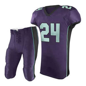 Vente en gros Uniforme de football américain Meilleure qualité 100% polyester à manches courtes Vêtements de sport fabriqués au Pakistan - Product Image 5