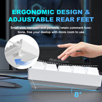 TK61 RGB Backlight ABS Keycaps Full-key Non-conflict USB Wired Game Mechanical Keyboard Projection Keyboard for Computer Laptop