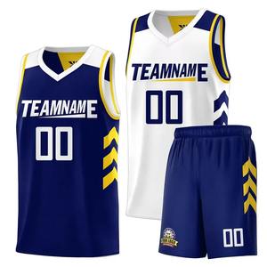 Uniforme de Baloncesto Reversible Transpirable de Alta Calidad al por Mayor BSCI, Jersey con Logotipo Personalizable, Impresión Personalizada, Antibacteriano - Product Image 4