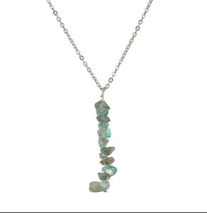 Très belles perles d'amazonite puce 2-5mm environ 925 collier bijoux faits à la main pour cadeau de la Saint-Valentin et cadeau d'anniversaire et cadeau de mariage - Product Image 4