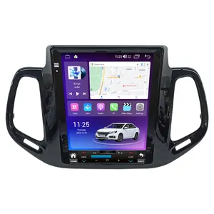 NaviFly NF mais novo tela de toque Android 360 panorâmica para Jeep Bússola 2016-2018 com car play Android auto