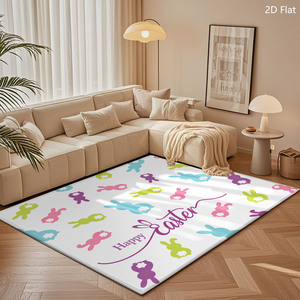 Alfombra Personalizada para Sala de Estar o Dormitorio, Antideslizante, de Poliéster - Product Image 5