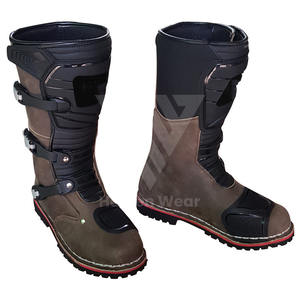 Nuevo estilo de cuero de vaca hecho para motocicletas, zapatos de carreras hechos a medida, zapatos de carreras para motociclistas, carreras, Motocross, zapatos de cuero - Product Image 1