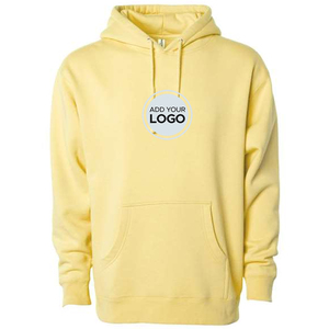 Sudadera con capucha de lana ligera de invierno para hombre personalizada con sudaderas con capucha bordadas Independent Trading Co colores y logotipo personalizados - Product Image 5