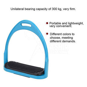 Venta al por mayor de estribos para montar a caballo de acero inoxidable 100% nuevos estribos ecuestres impermeables duraderos de tipo occidental de alta calidad a la venta - Product Image 3
