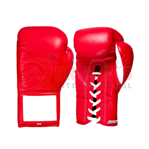 1 par de guantes de boxeo de buena calidad, guantes de boxeo con cordones elásticos, guantes de boxeo de cuero - Product Image 5