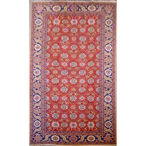 Alfombra de Peshawar y Khotan anudada a mano, única en su tipo, de 9'6 x 16'0, Pes_Kho_297 - Product Image 1