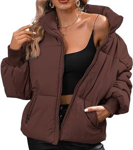Blouson Bomber, Veste matelassée, Veste personnalisée, Logo Femme, Hiver, Chaud, Imperméable, Coupe-vent, Veste matelassée à bulles pour femme 2026 - Product Image 5